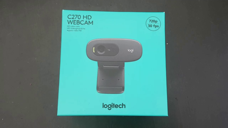 Picture of a logitech C270 webcam